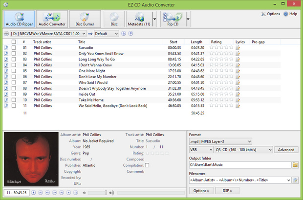 EZ CD Audio Converter 3.0 screenshot (620 pix) EZ CD Audio Converter 3.0 screenshot (620 pix)