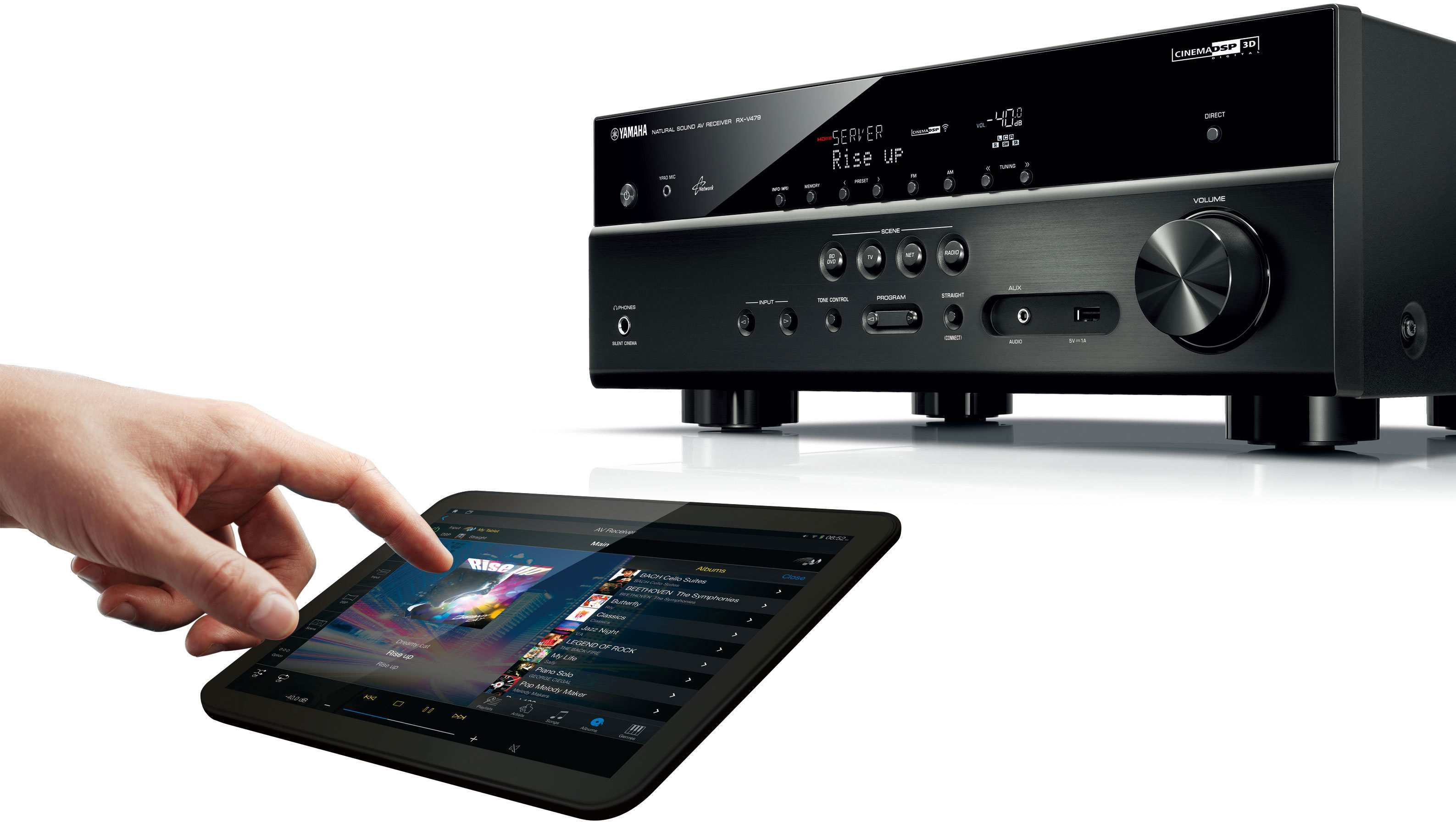 Specificaties van Yamaha RX-V479 Zwart - Tweakers