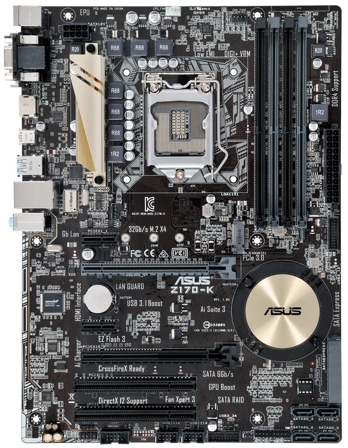 ASUS Z170-K: beste prijs - Tweakers