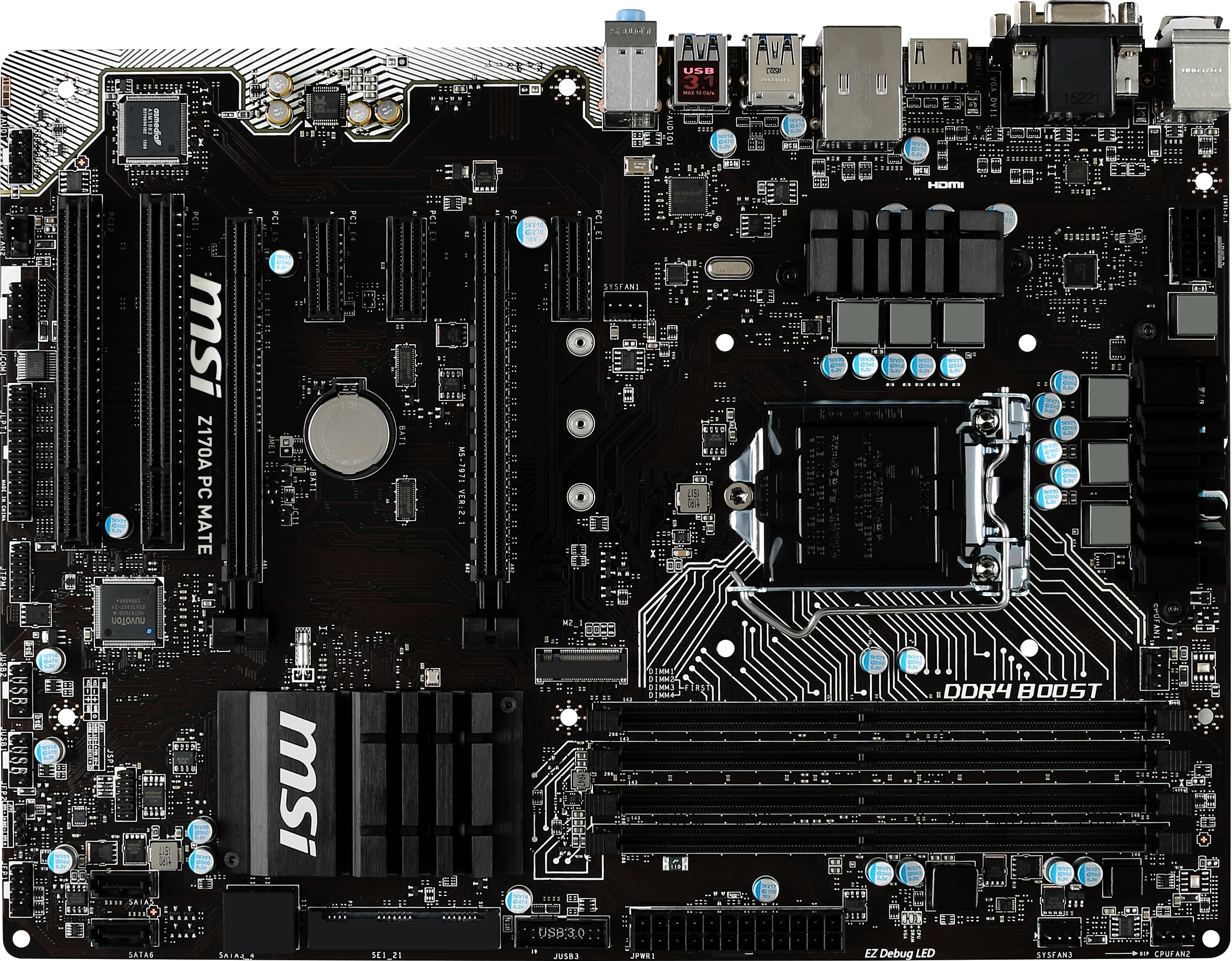 MSI Z170A PC MATE: beste prijs - Tweakers