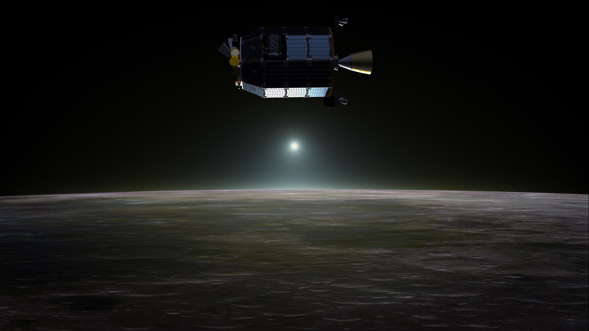 Nasa-satelliet ontdekt neon-gas op de maan - Tweakers