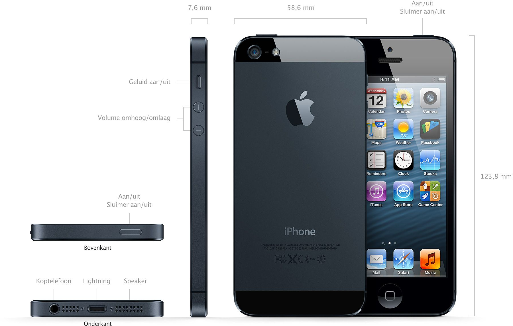 Apple iPhone 5 32GB Zwart: beste prijs - Tweakers