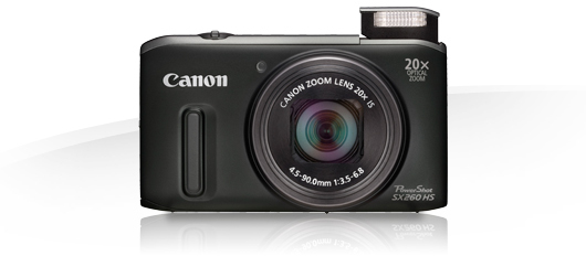 Specificaties van Canon PowerShot SX260 HS Zwart - Tweakers