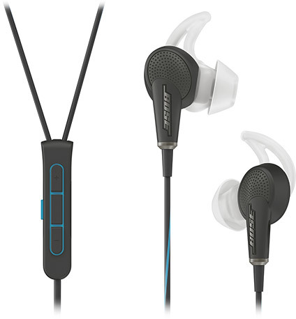Bose QuietComfort 20 Acoustic Noise Cancelling (Apple) Zwart