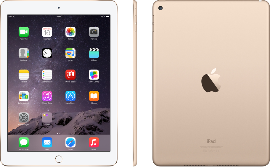 Apple iPad Air 2 Wi-Fi 64GB Goud: beste prijs - Tweakers