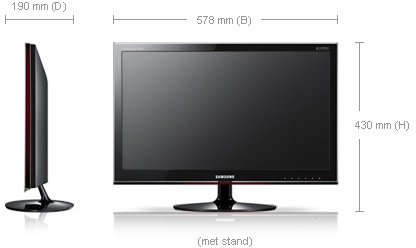 SAMSUNG P2450H モニター 本体 ブラック Specificaties van Samsung