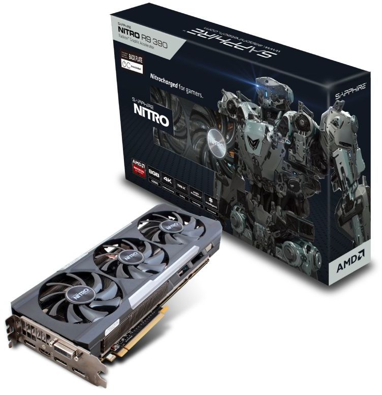 Sapphire Radeon NITRO R9 390 8G with back plate: beste prijs