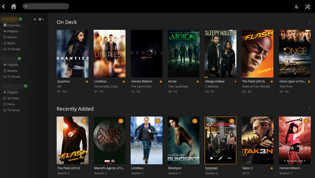 Plex screenshot
