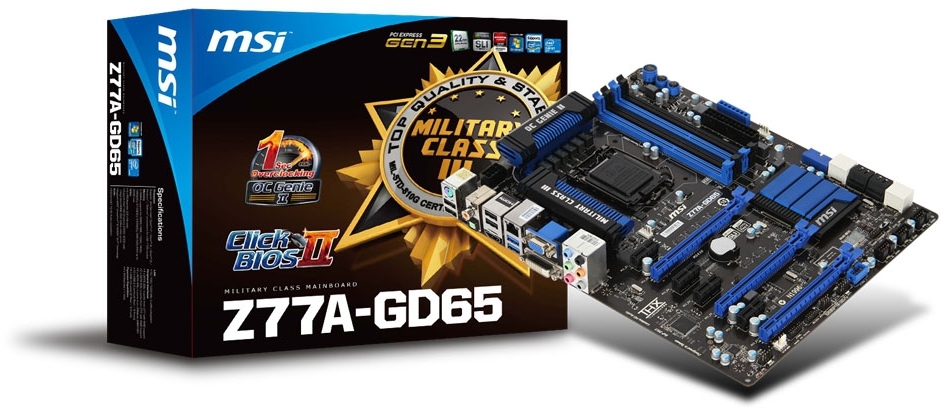 MSI Z77A-GD65: beste prijzen, echte reviews en specificaties