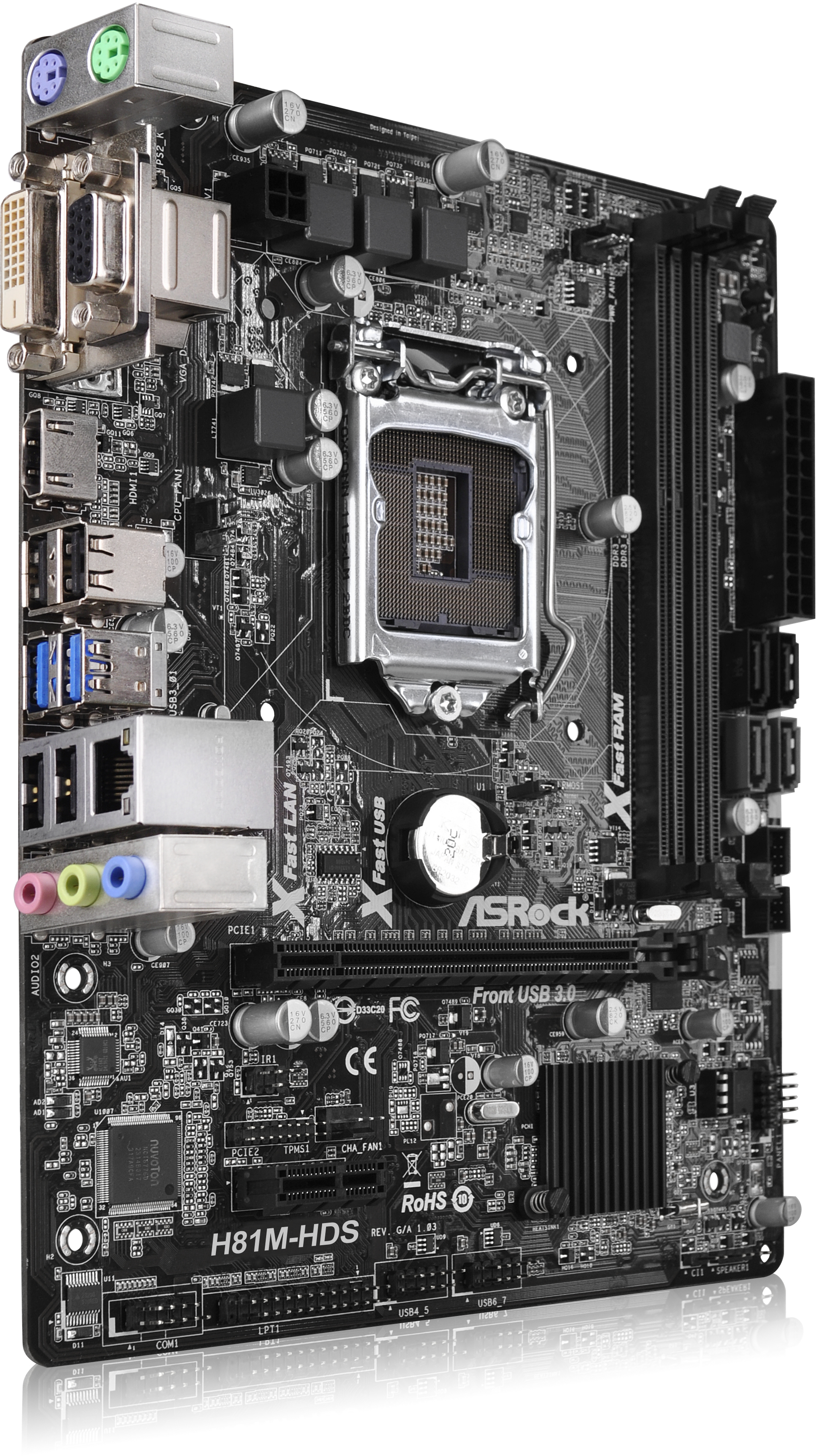 ASRock H81M-HDS: beste prijs - Tweakers