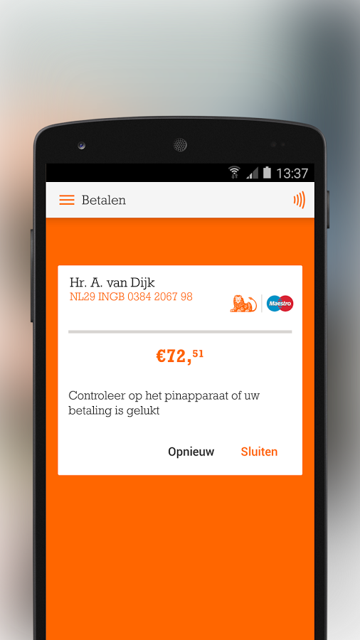 ING brengt Android-app voor contactloos betalen via nfc uit - Tablets en telefoons Nieuws - Tweakers