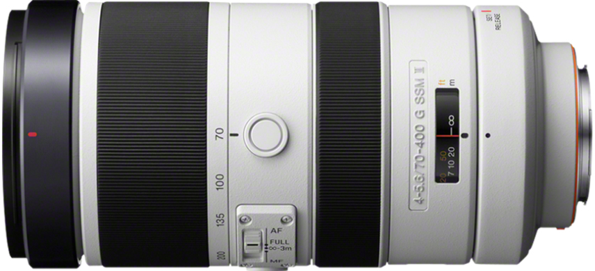 Specificaties van Sony 70-400mm F4-5.6 G SSM II - Tweakers