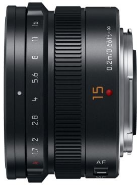 Panasonic Leica DG Summilux 15mm f/1.7 ASPH (Zwart): beste prijzen