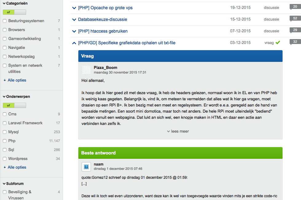 Topics in onderwerpomgeving