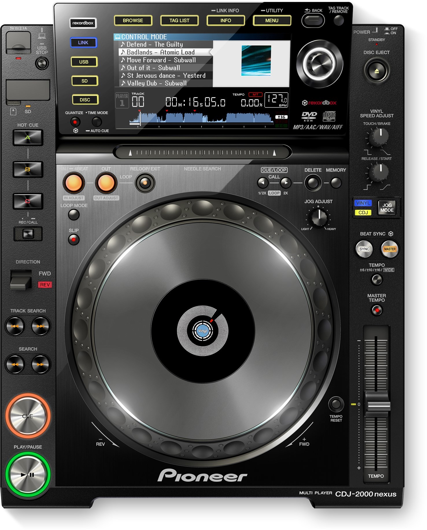 Pioneer CDJ-2000NXS: beste prijs - Tweakers