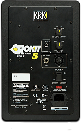 KRK Rokit 5 のRPG2です。 2本セット B級品特価！】KRK/モニタースピーカー/Rokit 5 RPG2(2本セット・アンプ