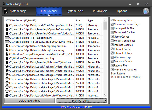 System Ninja screenshot