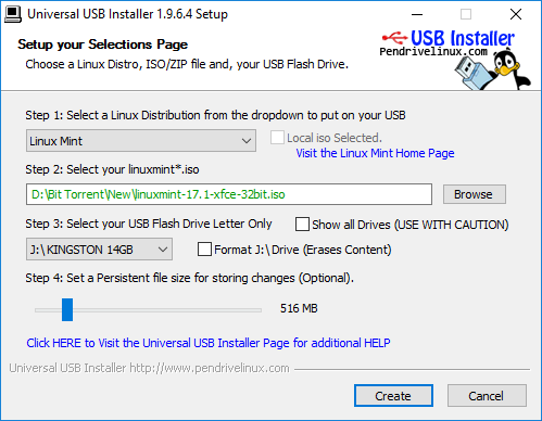 universal usb installer for windows