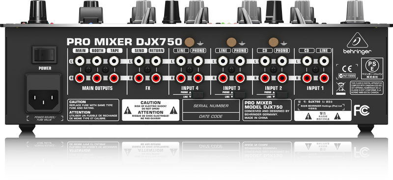 Behringer DJX750 Pro Mixer 5-Kanal DJ Mixer: beste prijzen, echte