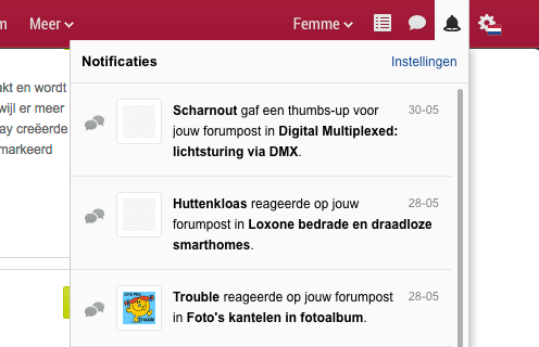 Bredere notificatie-overlay