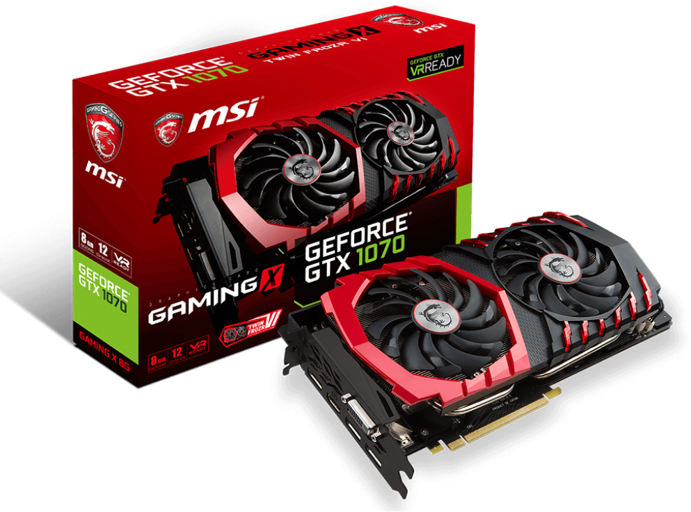 msi geforce gtx 1070 gaming x 8g