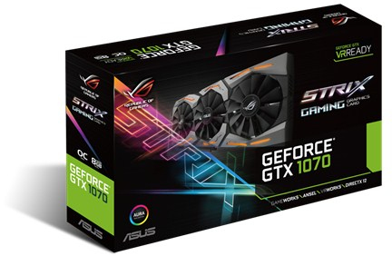 ☆美品☆動作確認済☆ ROG STRIX-GTX1070-O8G-GAMING Asus ROG STRIX-GTX1070-O8G-GAMING GeForce GTX 1070 8 GB