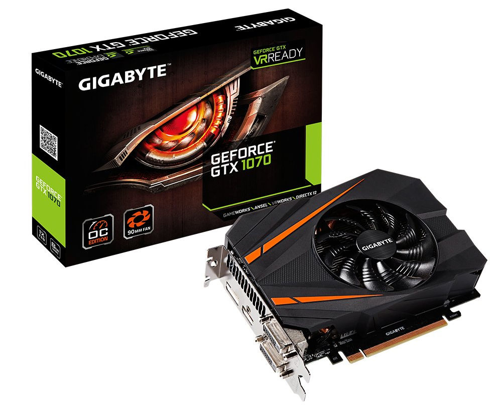 gigabyte　GTX1070 Gigabyte GeForce GTX 1070 Mini ITX OC: beste prijzen, echte