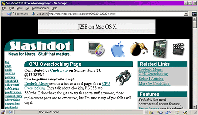 Slashdot-post over Ftl_F's Overclocking Experiences