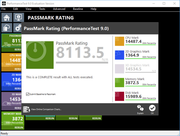PassMark PerformanceTest 9.0 screenshot (620 pix) PassMark PerformanceTest 9.0 screenshot (620 pix)