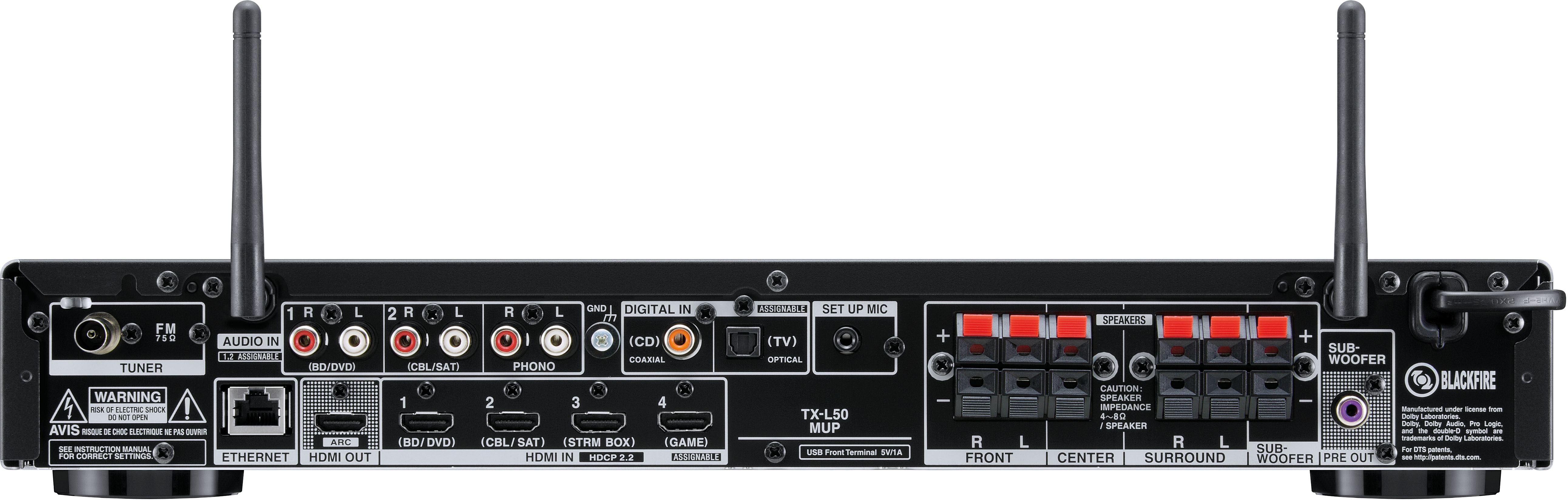Onkyo TX-L50 Zwart: beste prijs - Tweakers
