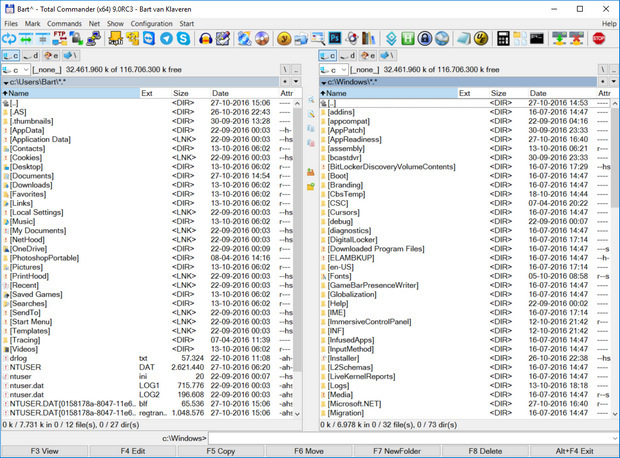 Total Commander 9 screenshot (620 pix)