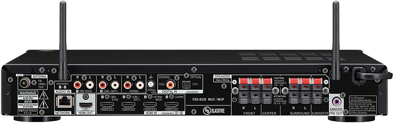 Pioneer VSX-S520 Zwart: beste prijs - Tweakers