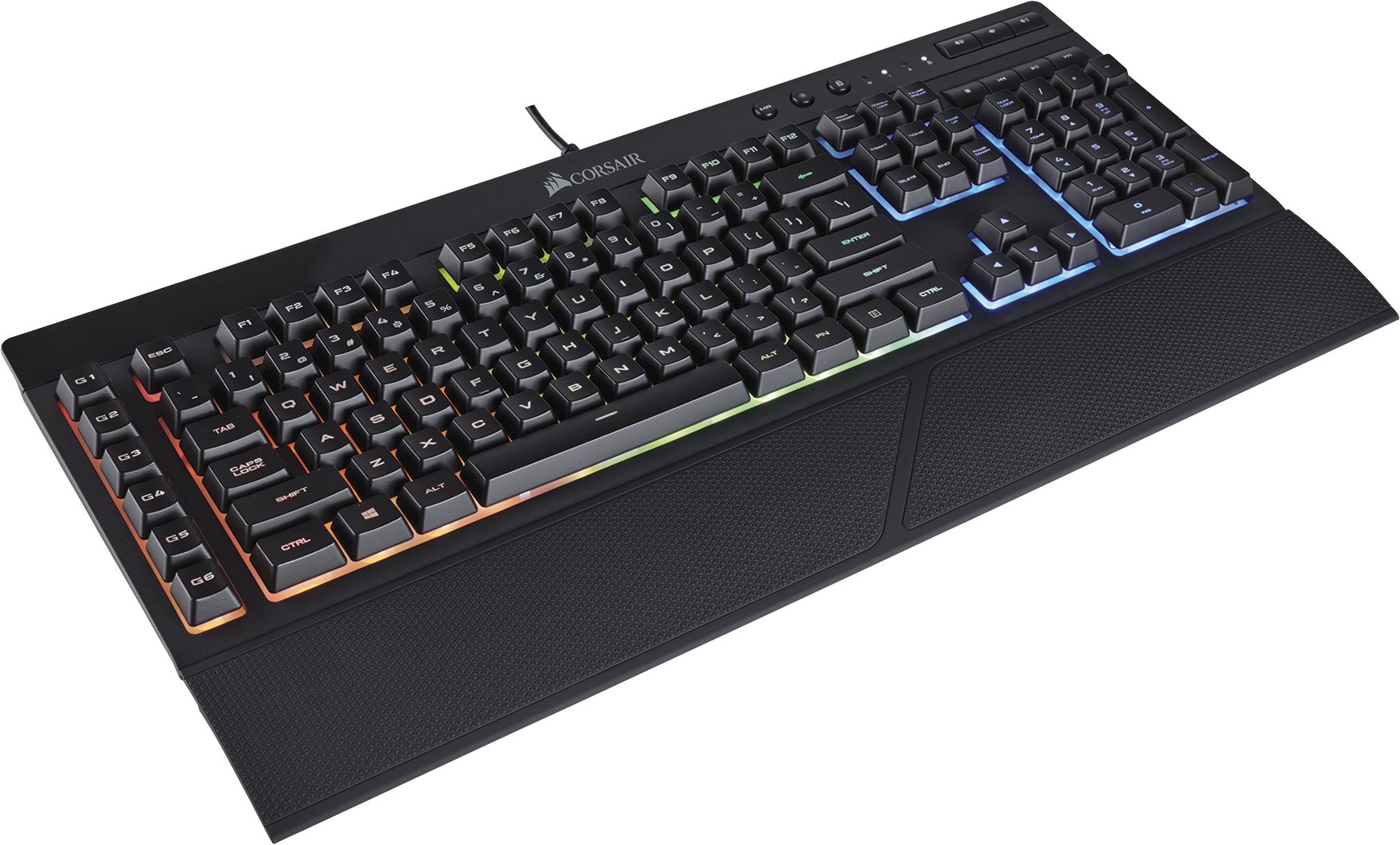 Corsair K55 RGB PRO toetsenbord USB QWERTY Engels Zwart kopen bij Corsair K55 RGB PRO toetsenbord USB QWERTY Engels Zwart kopen bij