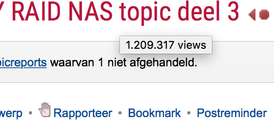 Forumtopic viewcounter oud