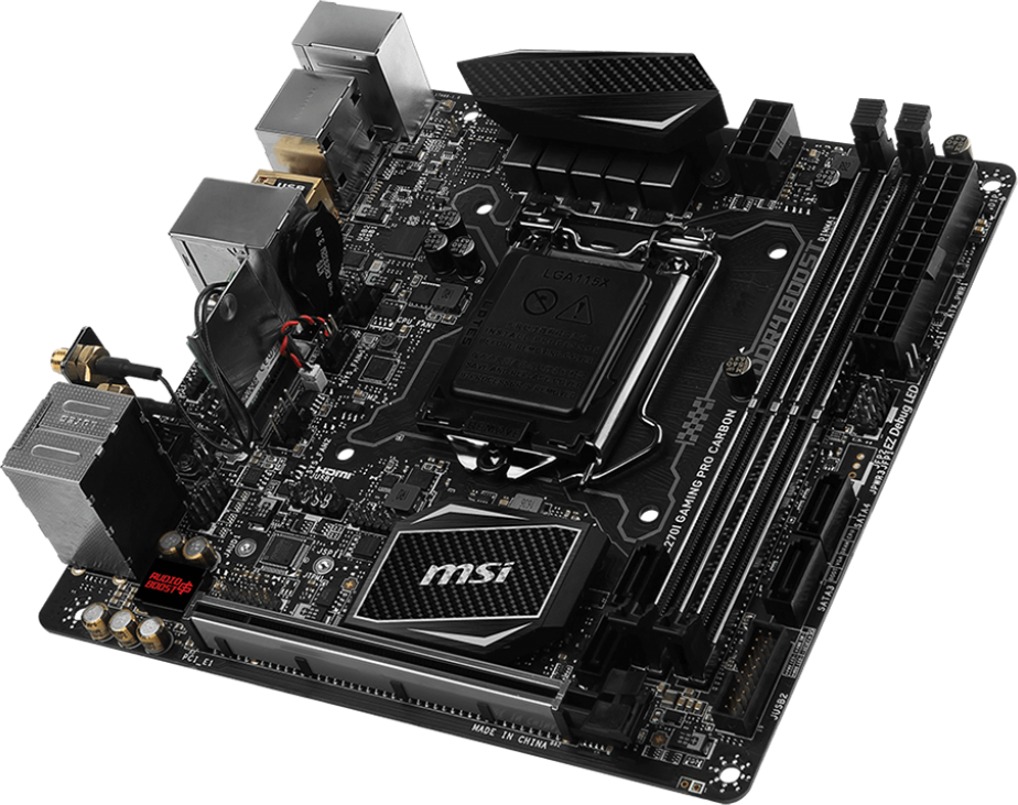 Specificaties van MSI Z270I Gaming Pro Carbon AC - Tweakers