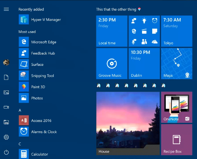 Windows 10 Insider Preview build 15002