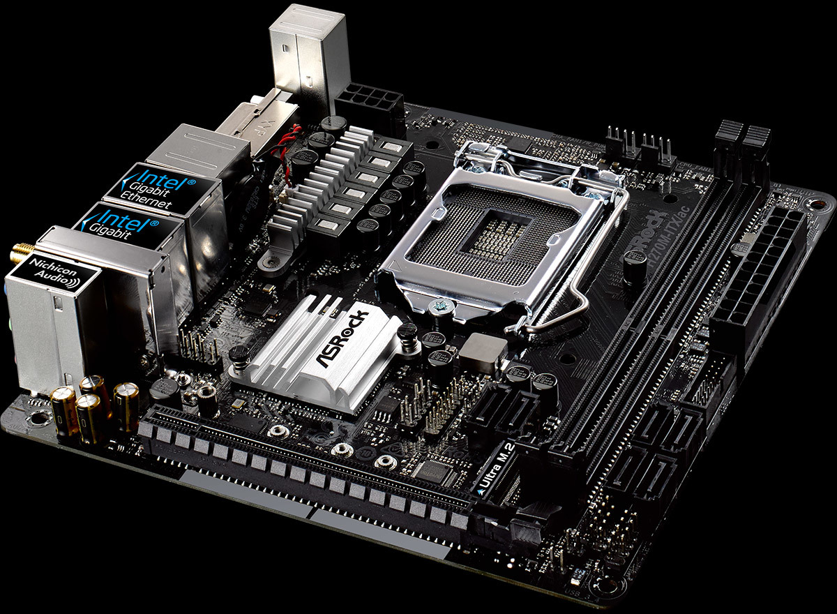 ASRock H270M-ITX/AC ( Intel H270/ LGA1151 ) mini-ITX Asrock H270m Mini HOT  On Tweakers