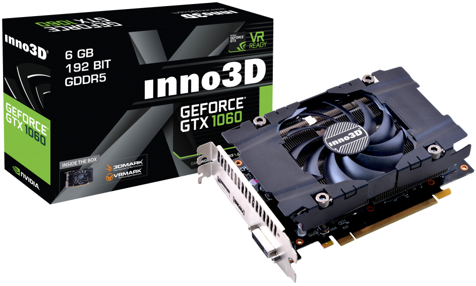 INNO3D GeForce GTX 1060 6GB Compact (N1060-4DDN-N5GM): beste prijs