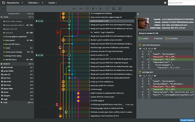GitKraken screenshot (620 pix)