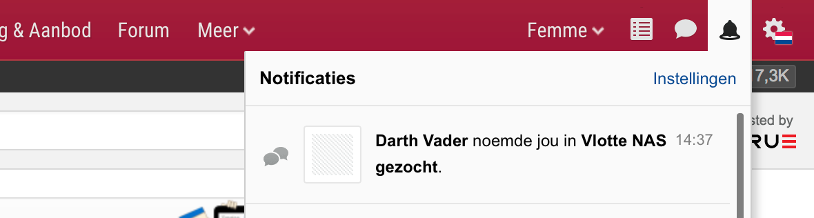 Mentionnotificatie