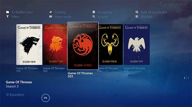 MediaPortal 2.1 screenshot (620 pix)