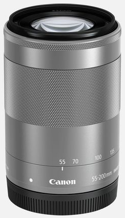 Canon EF-M 55-200mm IS STM シルバー Canon EF-M 55-200mm f/4.5-6.3 IS STM (Zilver): beste prijzen