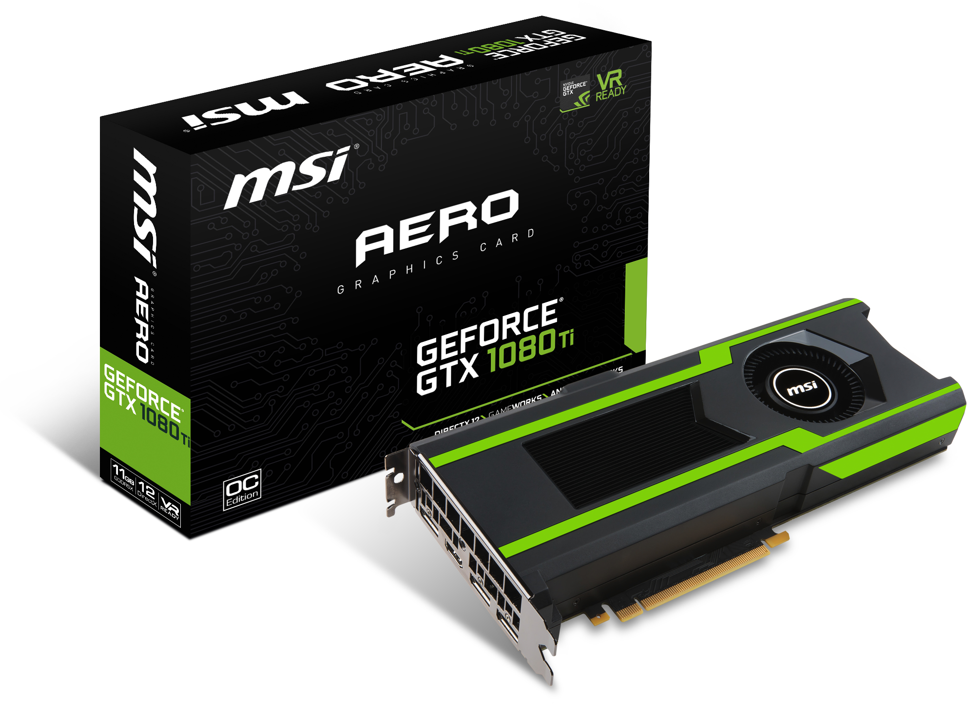 MSI GeForce GTX 1080Ti Aero 11G OC: beste prijs - Tweakers