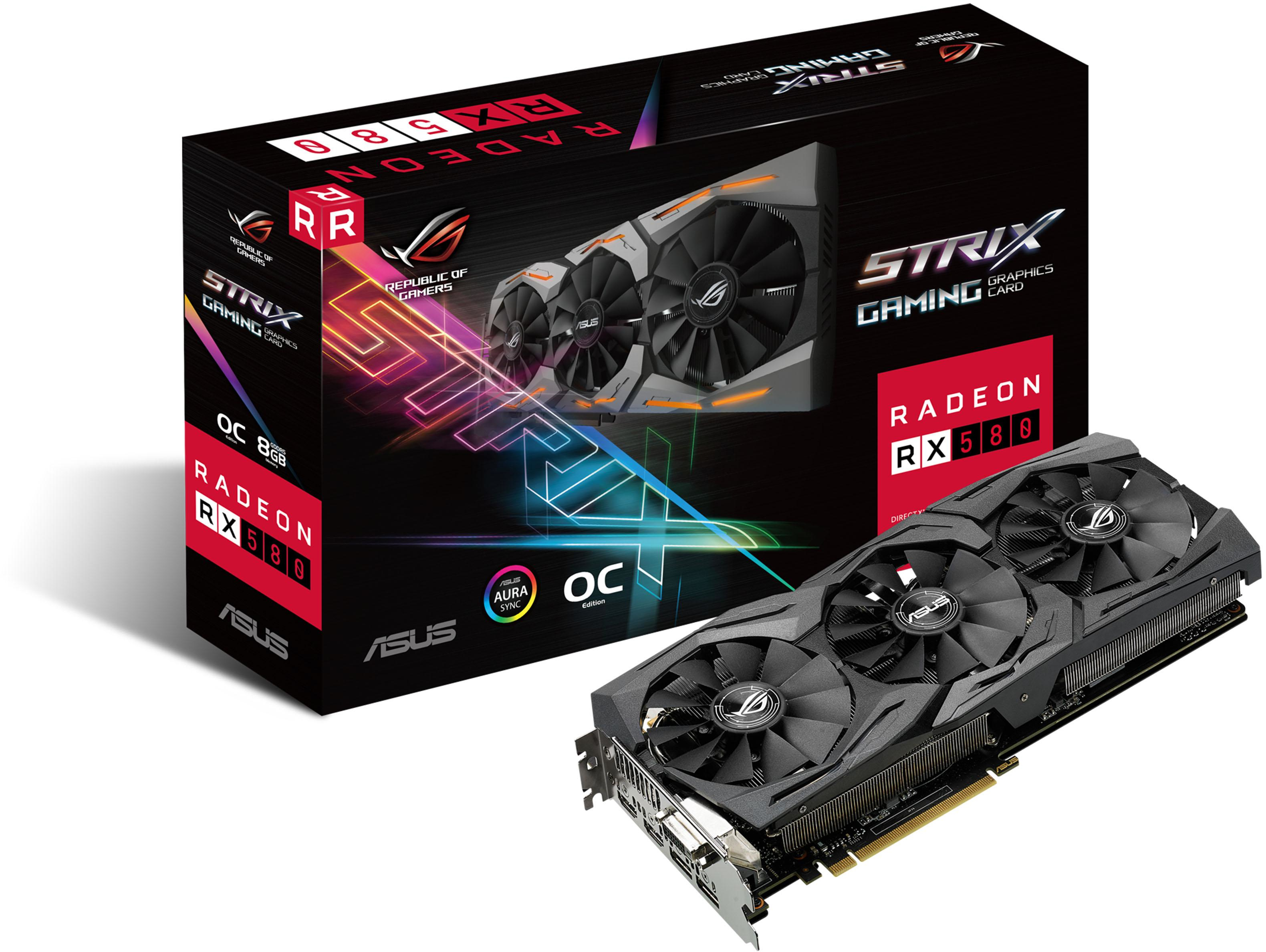 【週末セール】ASUS ROG STRIX Radeon RX 580 8GB ASUS ROG STRIX Radeon RX 580 8GB GAMING OC: beste prijs - Tweakers