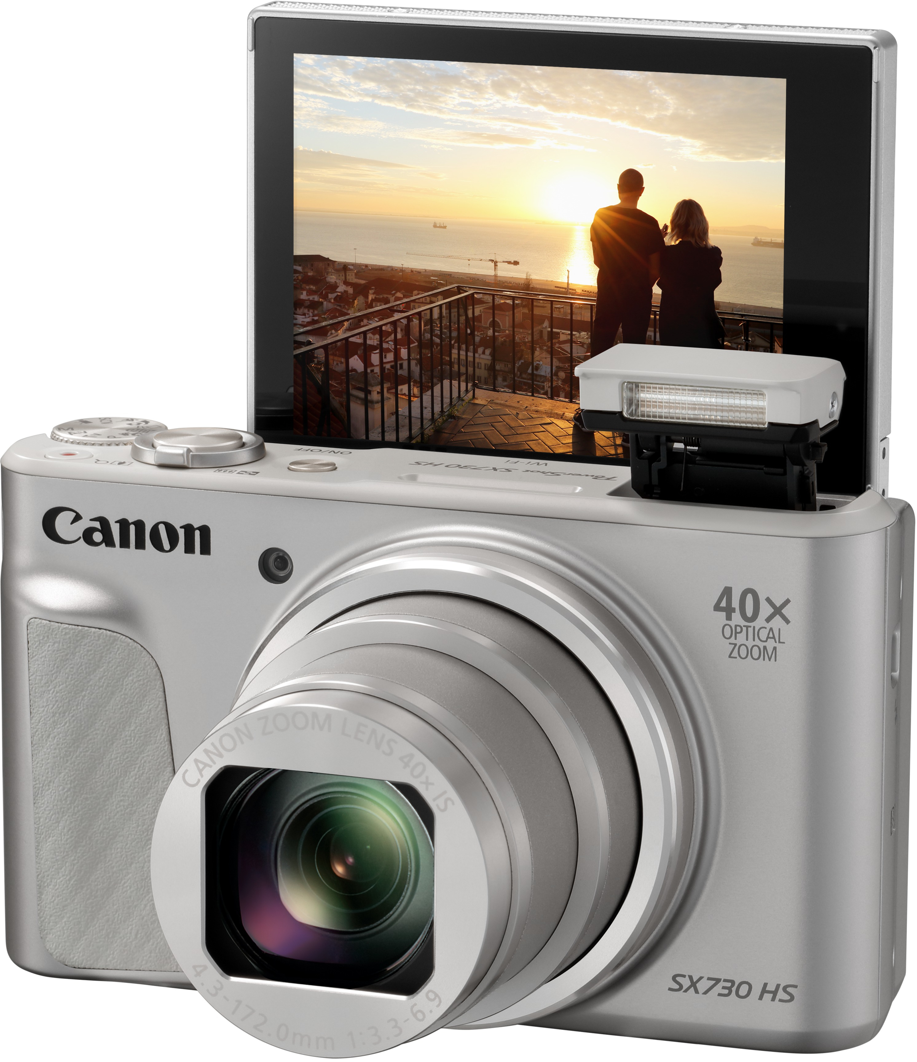 Canon PowerShot SX730 HS incl. Travel Kit Zilver: beste prijzen