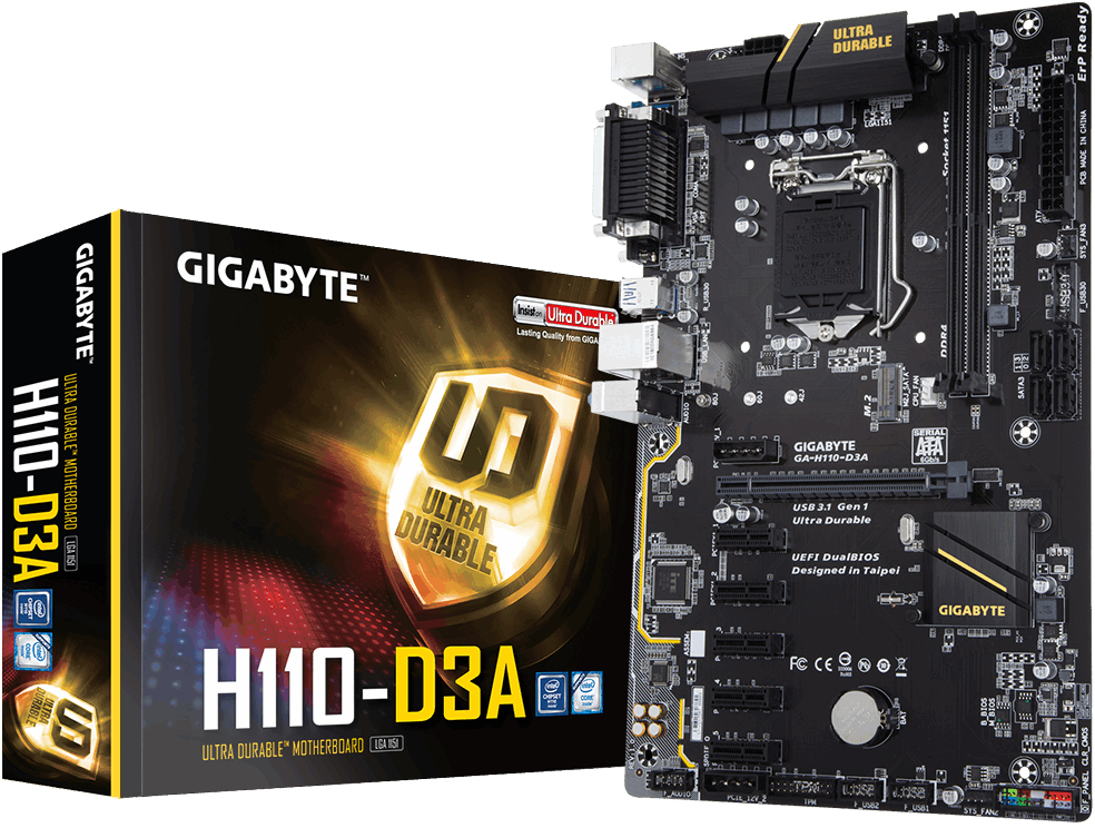 Gigabyte GA-H110-D3A: beste prijs - Tweakers