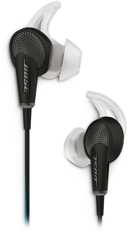 Bose QuietComfort 20 Acoustic Noise Cancelling (Apple) Zwart