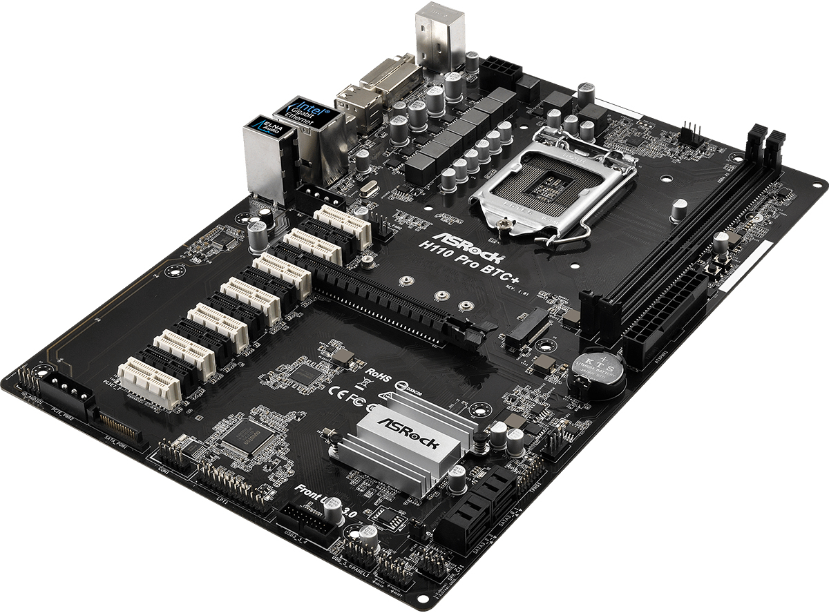 H110 PRO BTC+ とCeleron G3930 おまけ付き ASRock H110 Pro BTC+: beste prijzen, echte reviews en