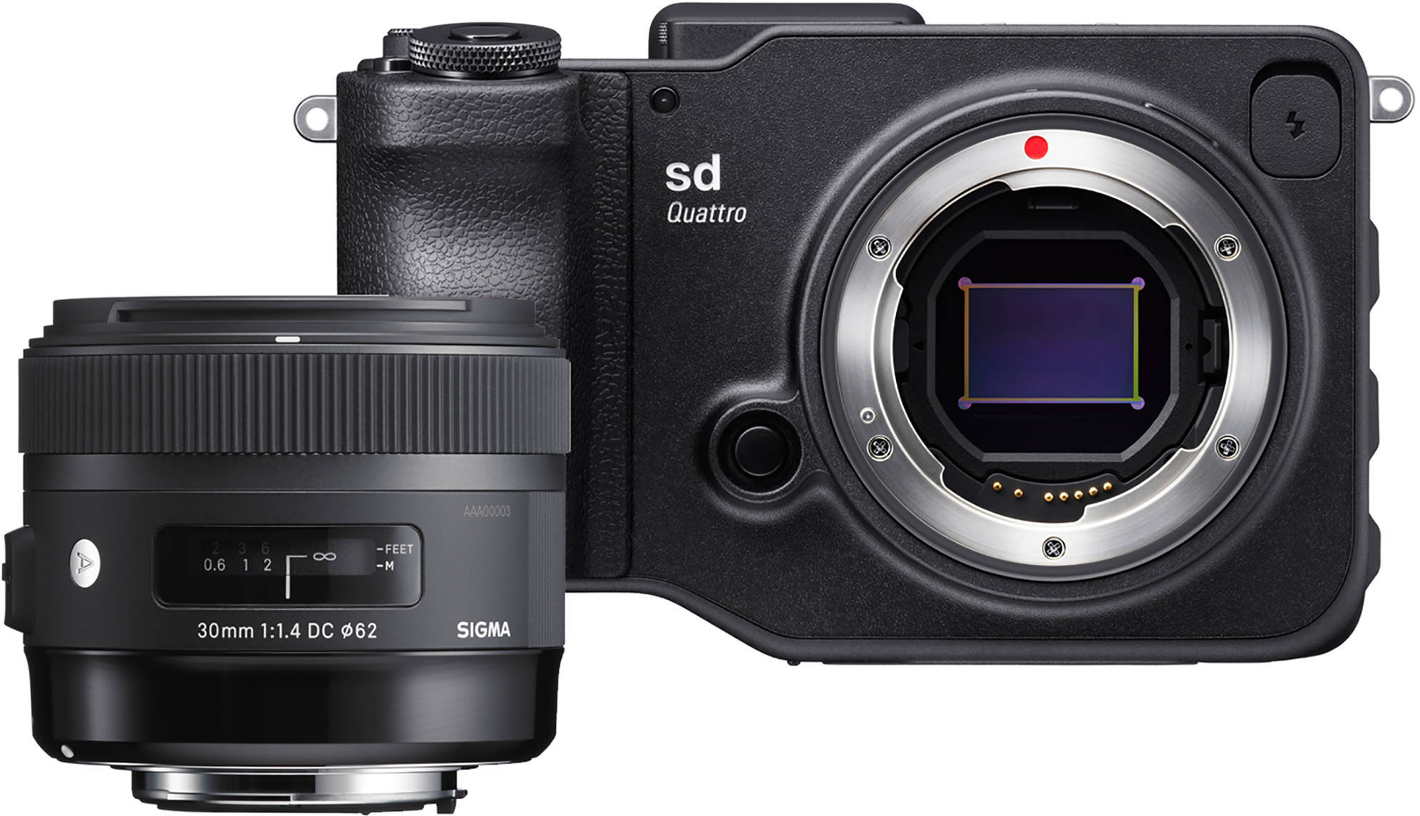 【良品】SIGMA sd Quattro + 30mm F1.4 DC HSM Sigma SD Quattro Digital Camera with 30mm F1.4 DC HSM