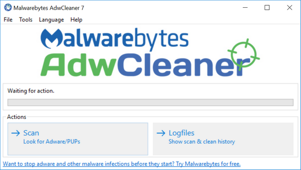 AdwCleaner screenshot